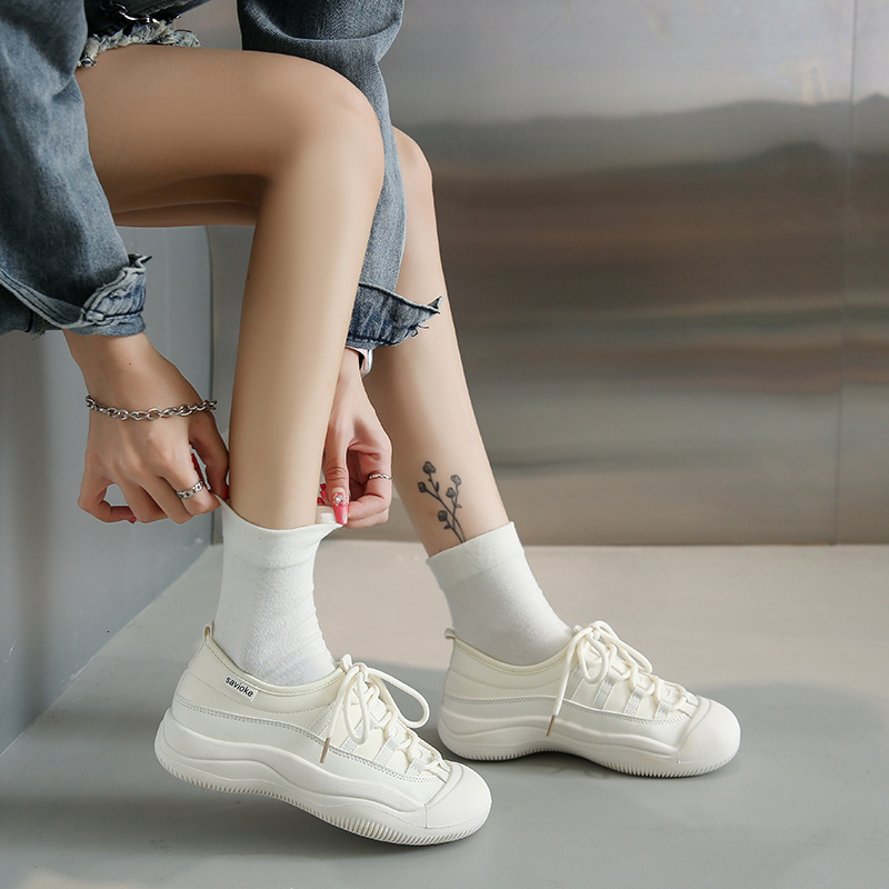 Ddmysports Autumn New Korean Canvas Instagram Student Breathable Casual Street Shoot Little White Shoes Female P OUTDOOR