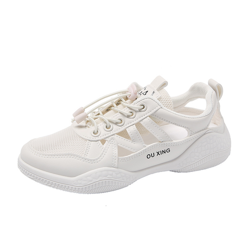 Ddmysports Little White Women S Summer New Korean Edition Instagram Female Student Leisure Ollow Versatile Board Shoes Street Shoot Y OUTDOOR