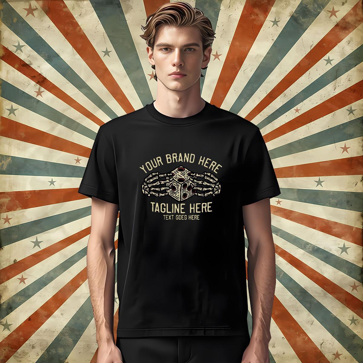 Popular skull T shirt Anime Printing Street Tshirt for Man Woman 100% Cotton 230g 2024 O-Neck Short Sleeve DIY Printed Tops