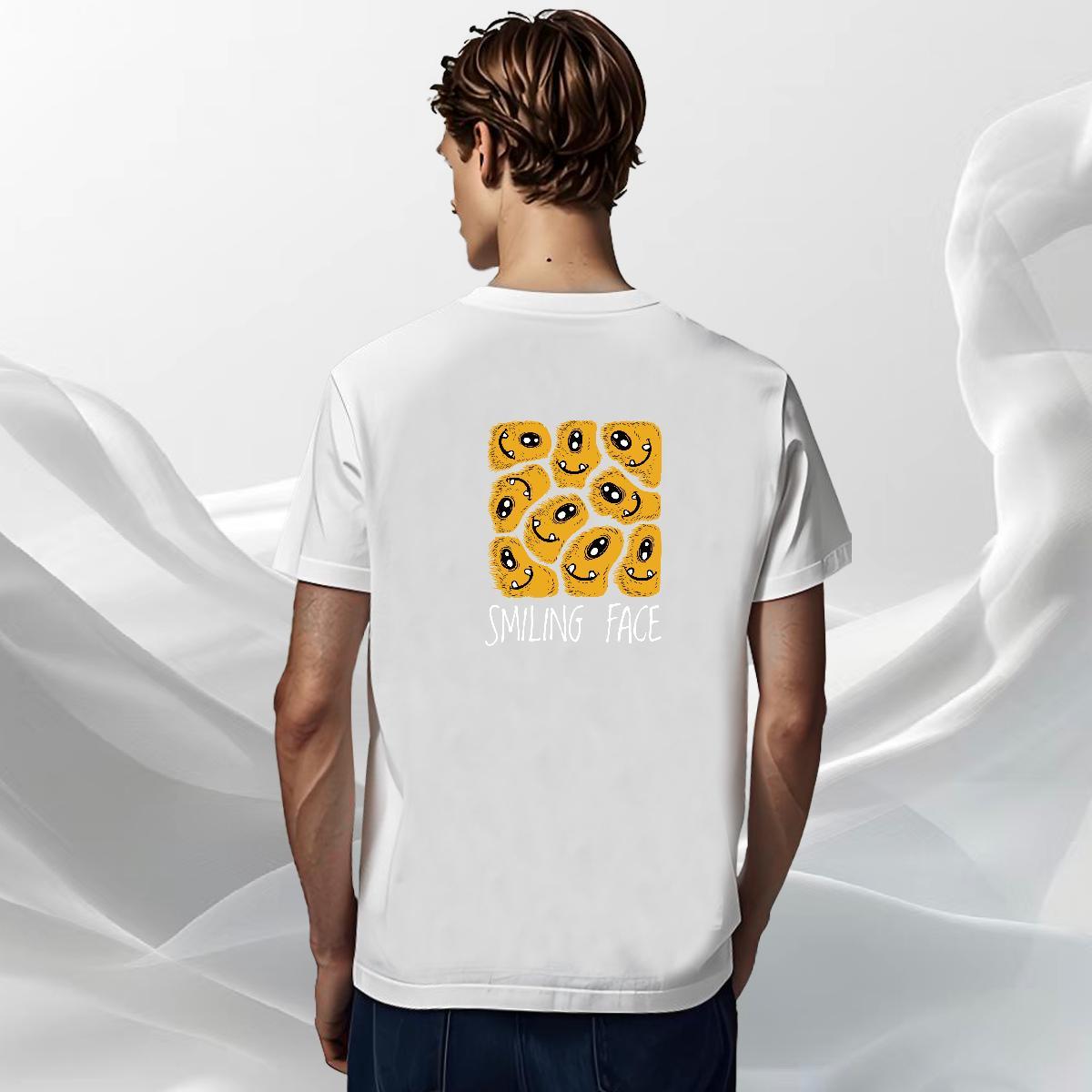 Brand Tshirt for Man Woman Street Wear 230g Pure Cotton White Plus Size O-Neck Short Sleeve ET T shirt Free Shipping Tops Tees
