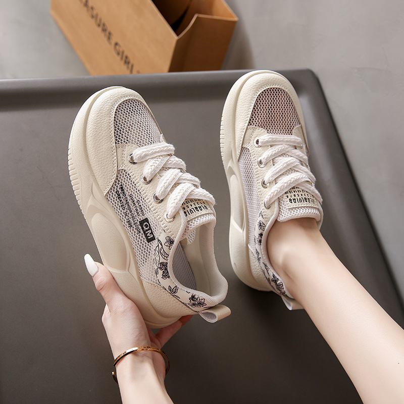 Ddmysports Little White Summer New Korean Edition Instagram Student Casual Women S Shoes Ollow Out Versatile Sandals Trend Z OUTDOOR