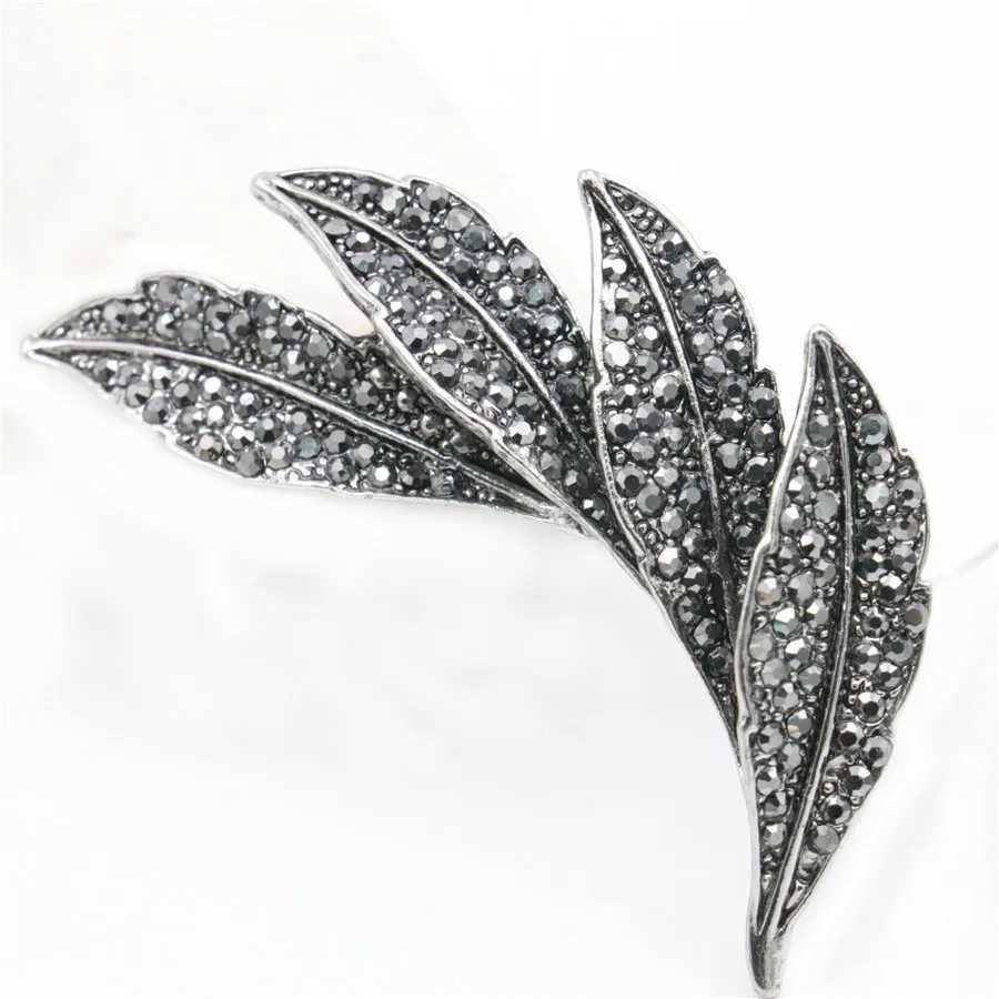 Black Rhinestone Chest Flower Rose Leaf Bow Symbol Elegant Chest Wedding Beads WOMens New Crystal W240815