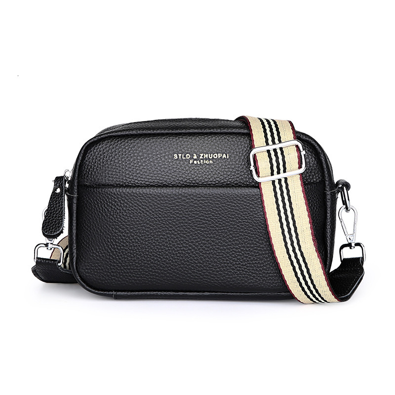 Genuine Leather Designer Bag for Women Small Parcel Pure colored Casual Crossbody Shoulder Bags