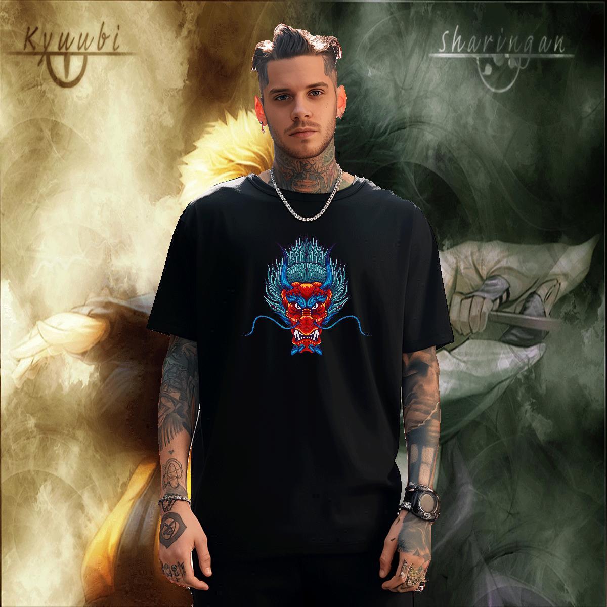 Loose Fit Tshirts High Street Hip Hop 230g 100% Cotton Plus Size Custom O Neck Short Sleeves fierce Man T Shirts Stylist Tees