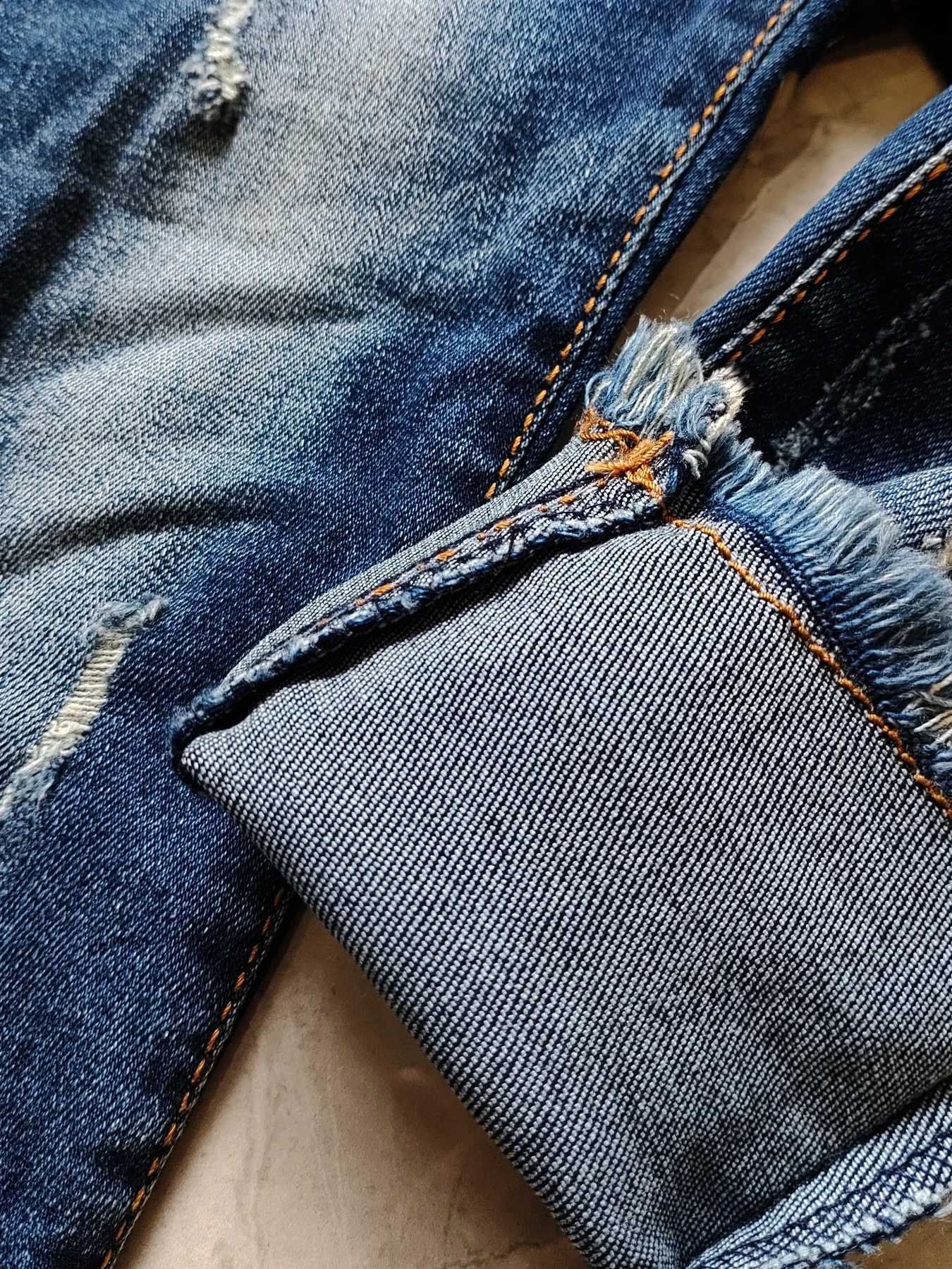 5131 18M-5-year-old childrens boys jeans soft denim Trouser elastic waist childrens jeans childrens jeansW240819