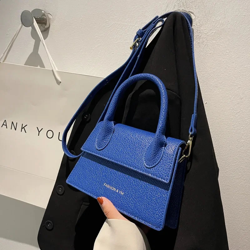 Top Handbag Small Size Single Handle Clutch for Crossbody Messenger Bag Solid Color Woman Hand Bags 240820 b9cf