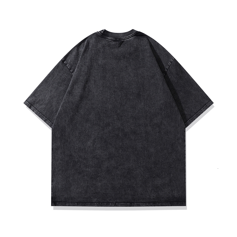Gothic Vintage Grunge Clothes Men Oversized Y2k T Shirts Harajuku Anime Short Sleeve Cotton Tops Streetwear Male T-shirts 240819