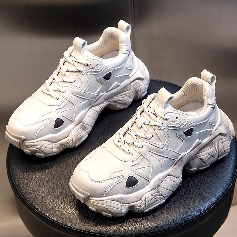 Ddmysports Absorbing Film Dad Thick Sole Spring New Sports Running Children S Eight Increase Breathable Casual Women Shoes OUTDOOR