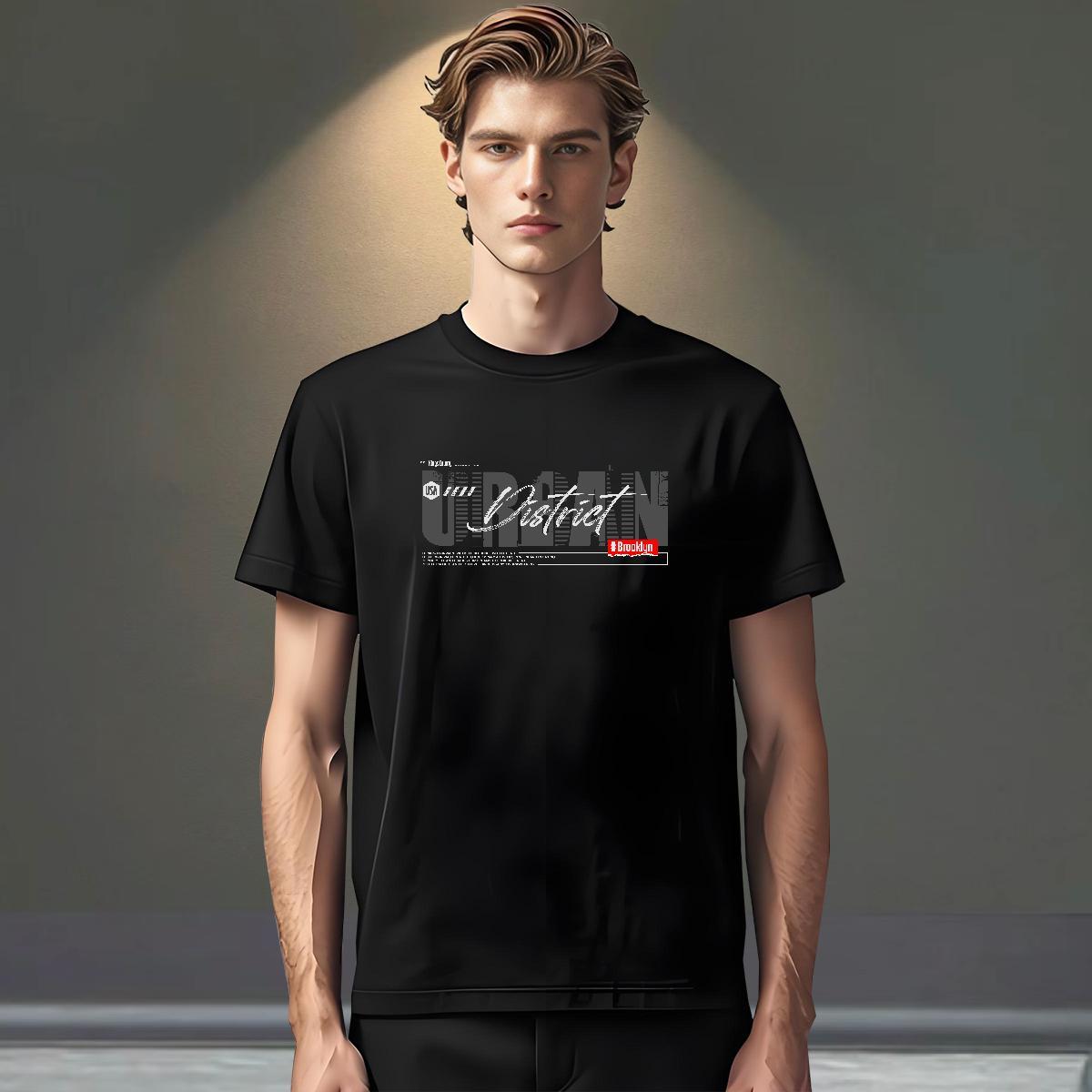 Free Shipping Men Clothes T-Shirt Daily Wear 100% Cotton 230g Plus Size Custom Breathable letter Man T Shirts Customized Tees