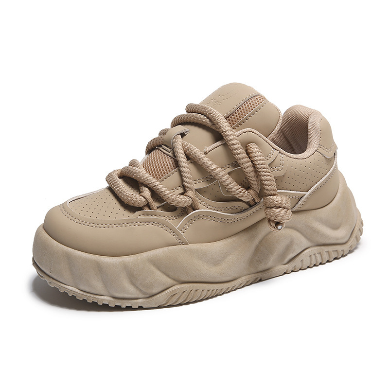Ddmysports Autumn Winter New Instagram Korean Edition Little White Female Students Thick Sole Versatile Casual Sports Board Shoes Children J OUTDOOR
