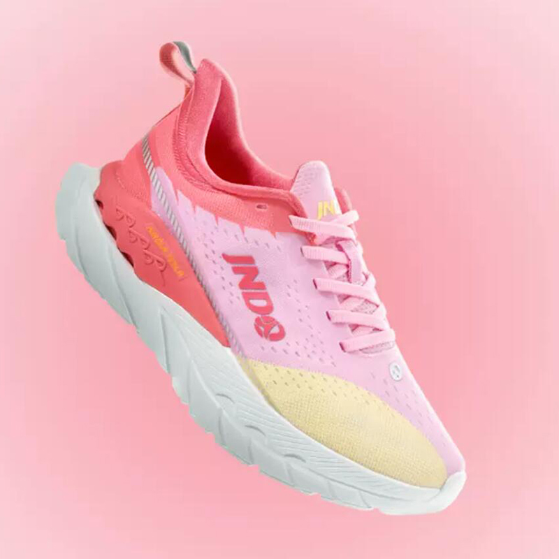 JNDO 2301 Whale Fly Running Shoes For Men Women Designer Platform Sneakers Mesh Fabric Black White Blue Lilac Yellow Pink Outdoor Sport Mens Trainers 