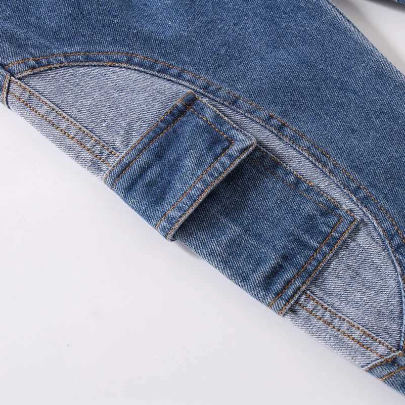 2024 Spring/Summer Boys Fashion Solid Color Combination Work Jeans/Casual Pants 5-10 Years OldW240819