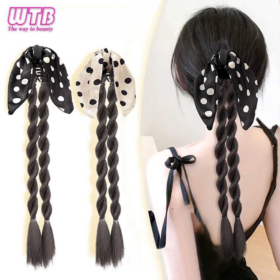WTB Synthetic Braid Wig Female Claw Clamp High Braid Boxing Twisted Braid Summer Twisted Braid W240817