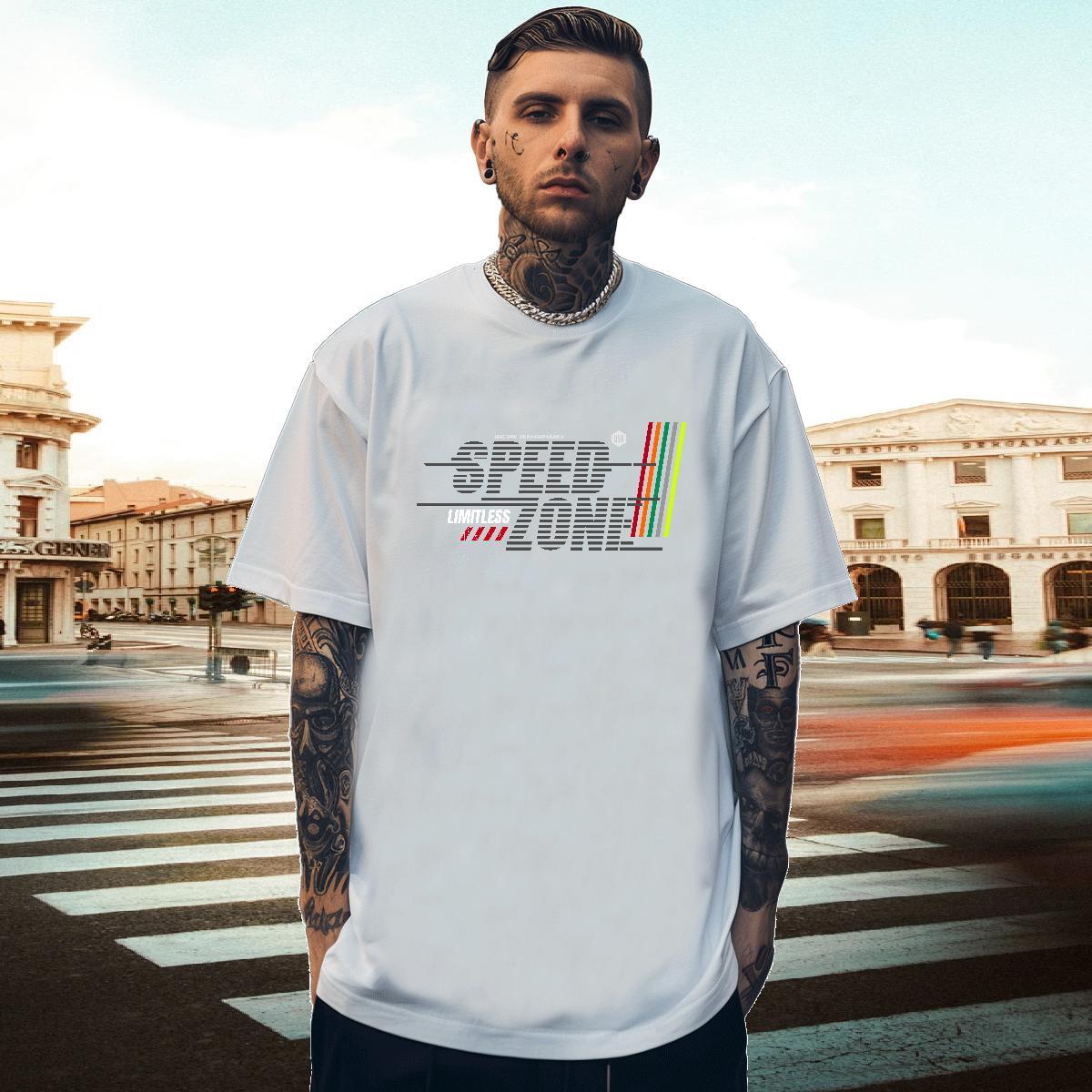 Soft Tshirt for Man Woman Summer Casual 230g Pure Cotton Black White Round Neck Short Sleeve letter T-Shirts for Men Fashion Design Tops Shirt