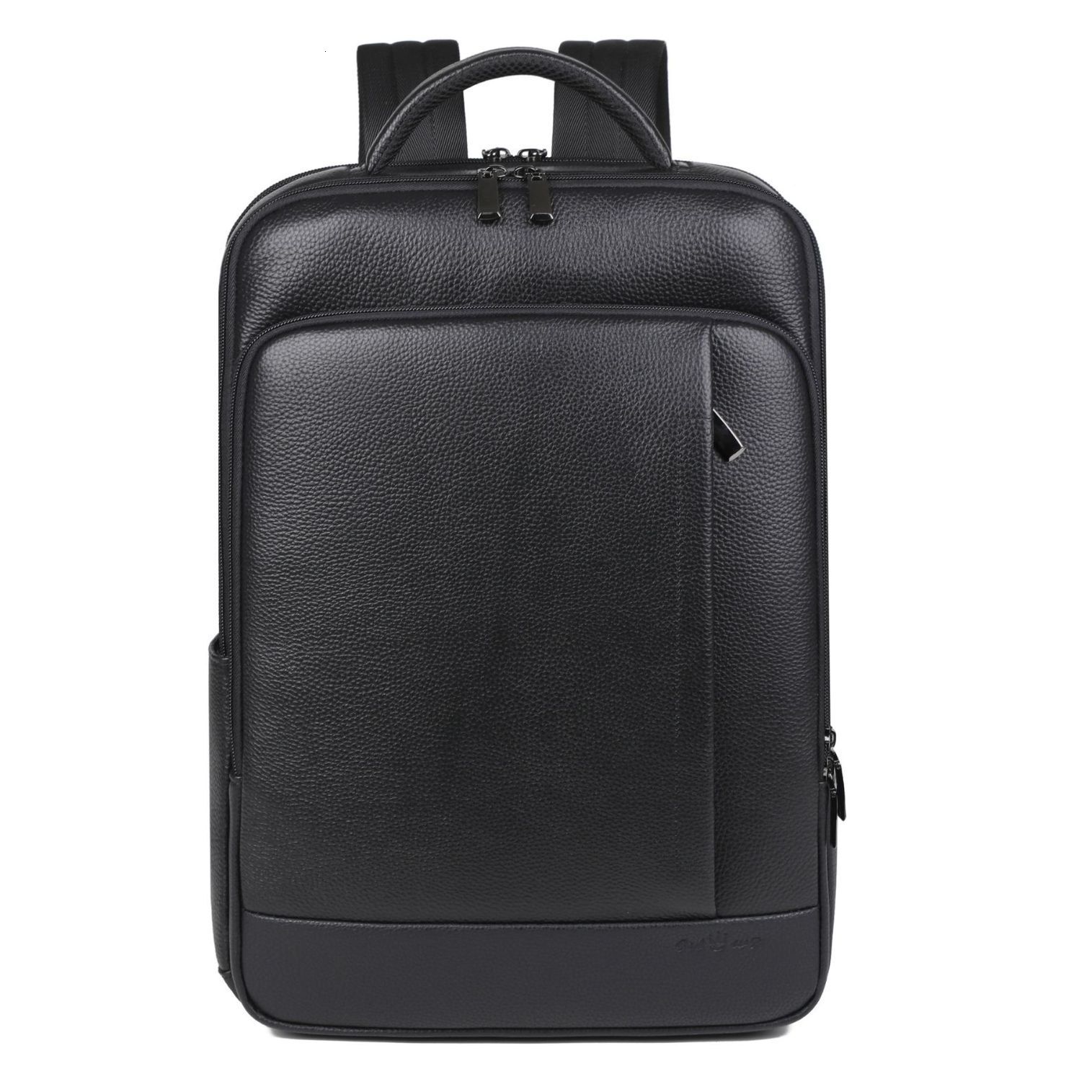 Genuine leather new men's business large capacity with cowhide top layer computer backpack