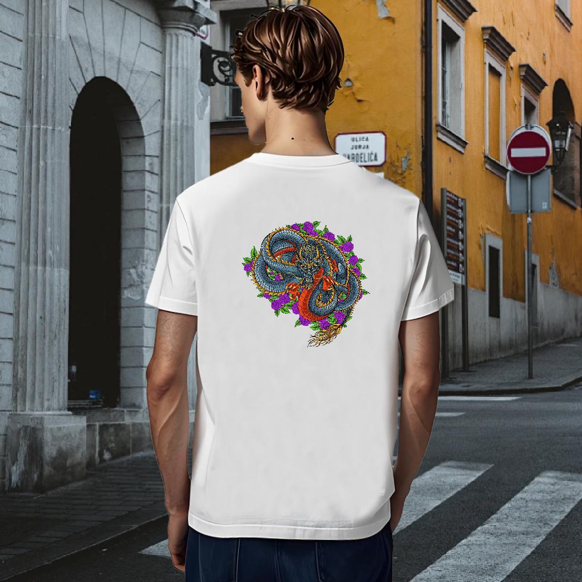 T Shirt For Man 230g Cotton angry Casual Daily Wear Breathable Black White Men Tees Custom Unisex Tops Tees