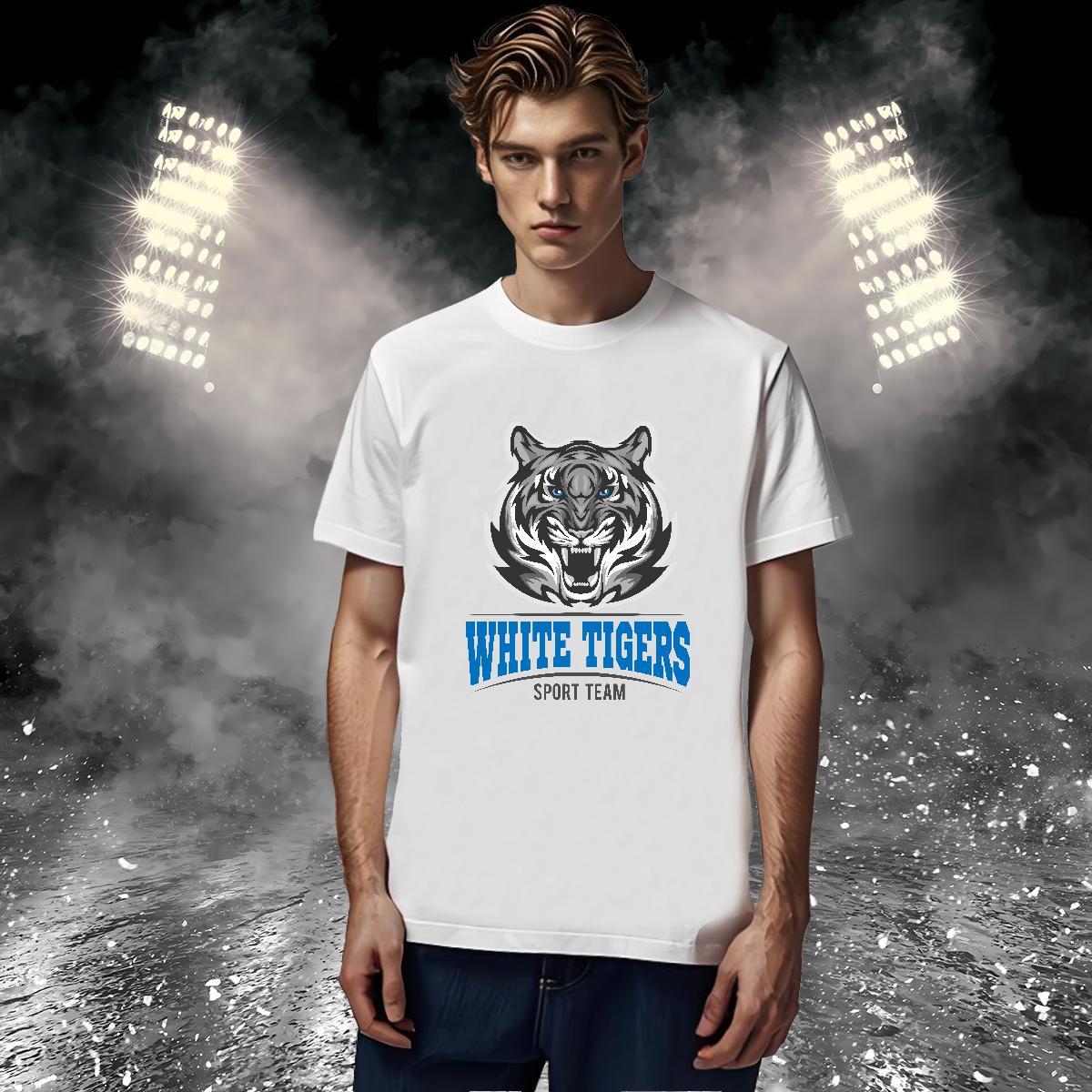 Soft Man T Shirts tiger Breathable Crew Neck Beach DIY Printed 230g Cotton Tshirt for Man Woman Factory Direct Tees Shirts