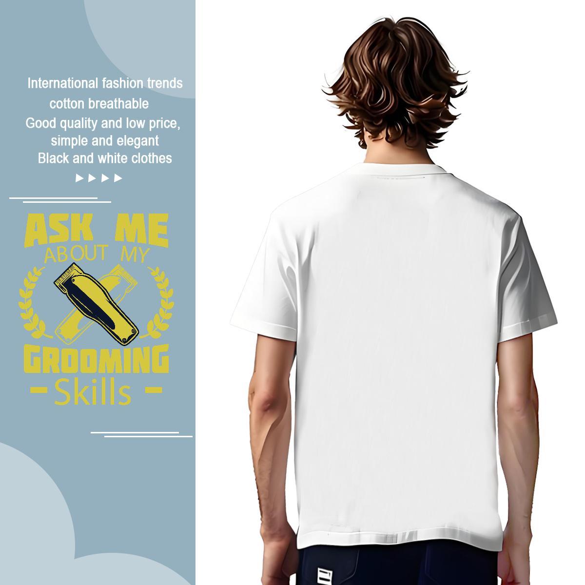 TOP Quality bottle T shirt Anime Printing Street Tshirt for Man Woman 230g Pure Cotton Fashion Crew Neck Custom Cartoon Tops