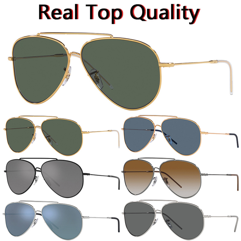 new style Reverse 0101S classic pilot sunglasses top quality sunglasses men women classic for male female with leather box