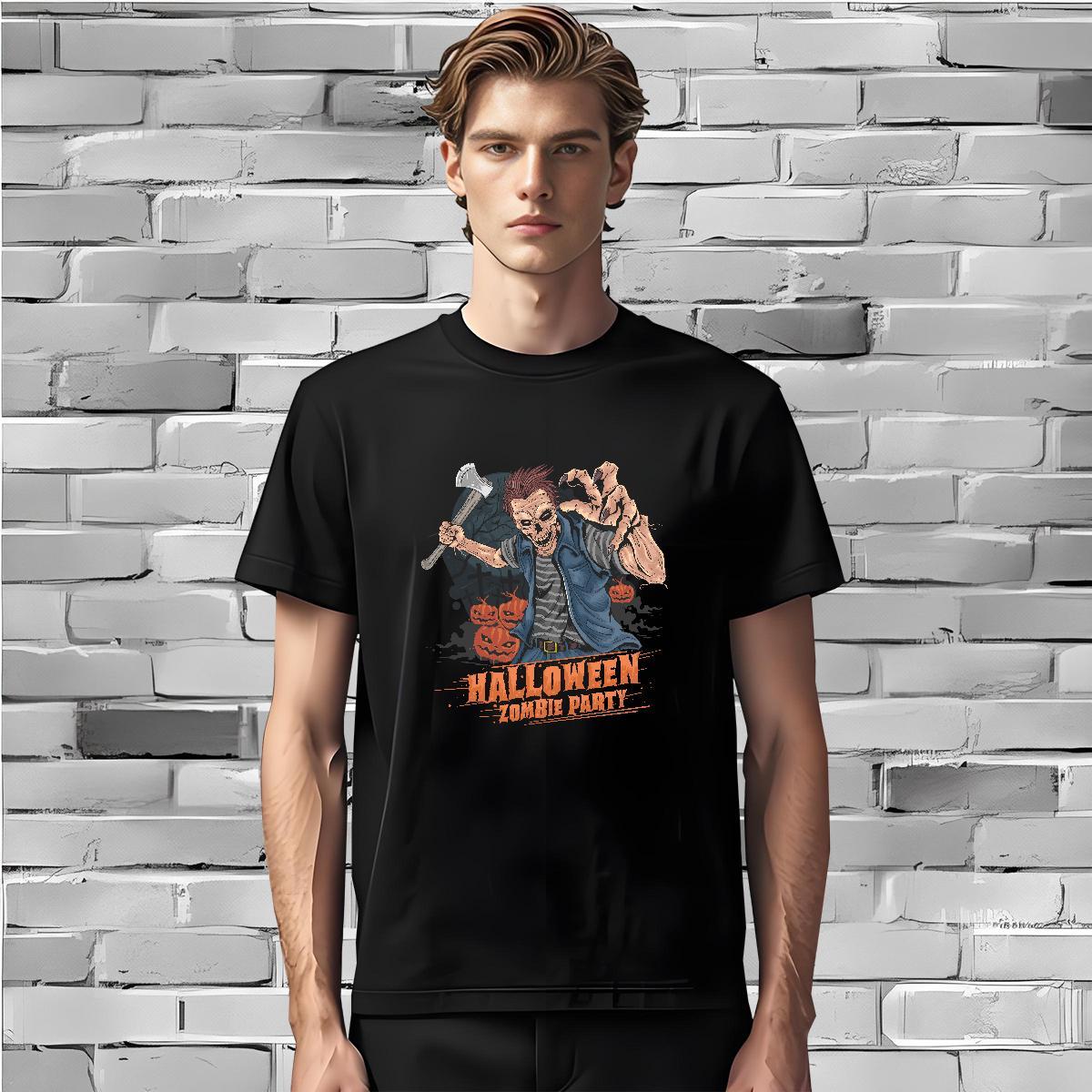 New Arrival Tshirt for Man Woman halloween Casual Beach 100% Cotton 230g Tops Tees Breathable Short Sleeve High Quality T shirt Oversized 3XL 4XL