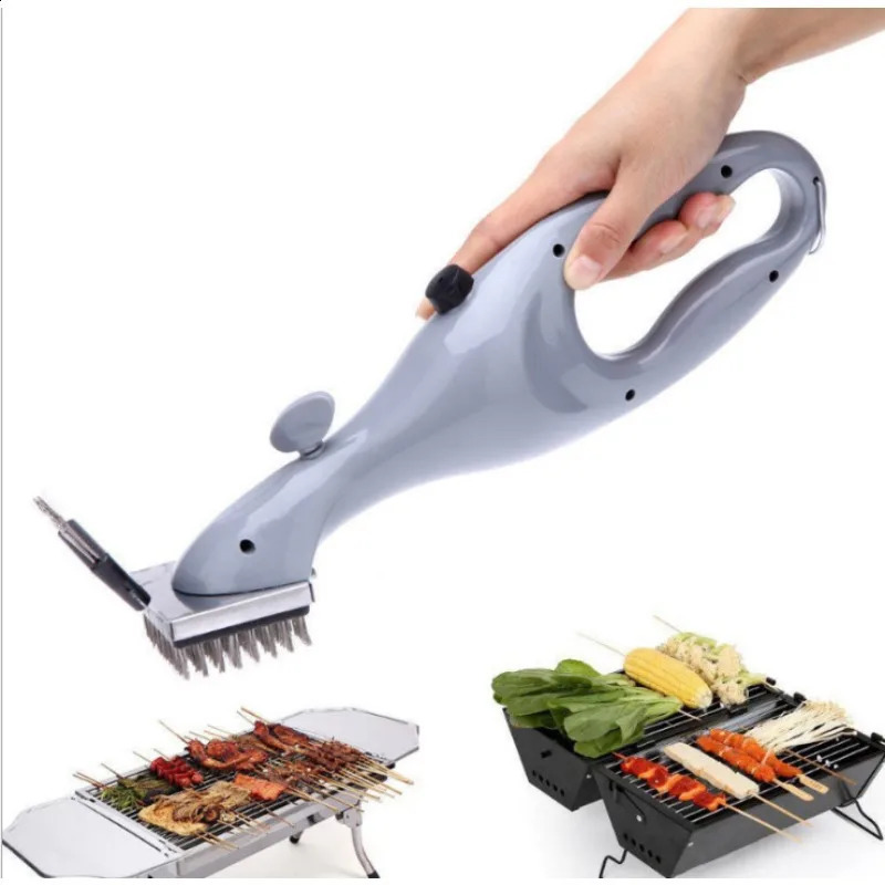 Portable Steam Cleaning Brushes Barbecue Grill Cleaning Brush BBQ Tools Cleaner Scraper Kitchen Gadget Grill Stain Removal Brush 240819