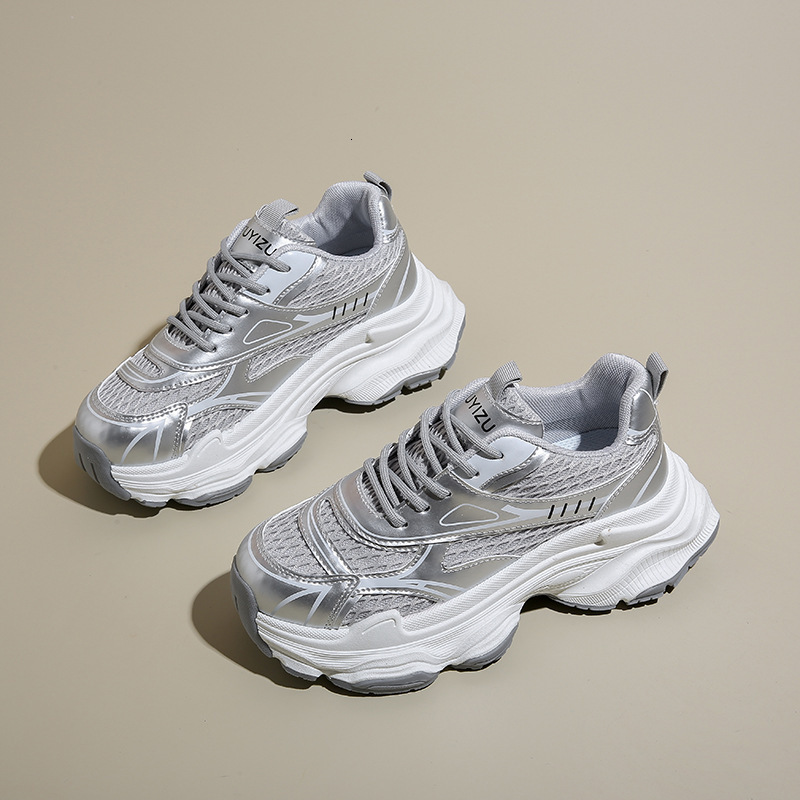 Ddmysports Ins Korean Version New Dad For Women Autumn Student Sports Running Thick Soled Height Increasing S Shoes ZL OUTDOOR