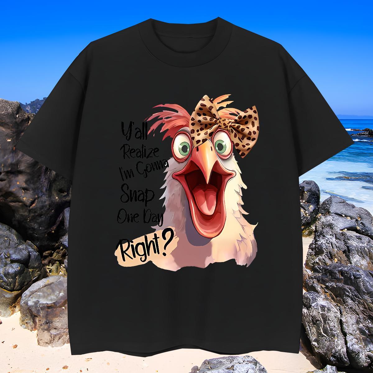 Loose Fit T-Shirts cock Breathable Hip Hop Graphic 230g Pure Cotton Couples T Shirts Factory Direct Tees