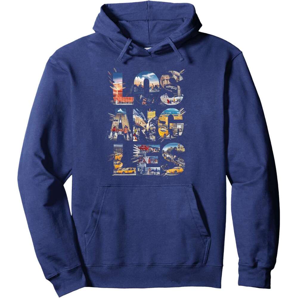 Hoodie for Mens Womens Los Angeles California Souvenir Tourist Travel Vacation LA Pullover Hoodie Hoodies sweatshirt pullover jacket Long sleeve