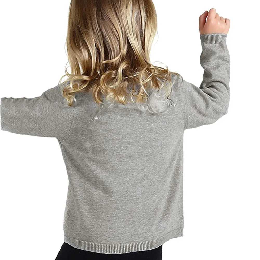 Girls Cardigan Sweater Coat Spring Autumn Children Casual Jacket Toddler Baby Kids Wool Knitted Cardigan Long-Sleeved ClothesXJ240819