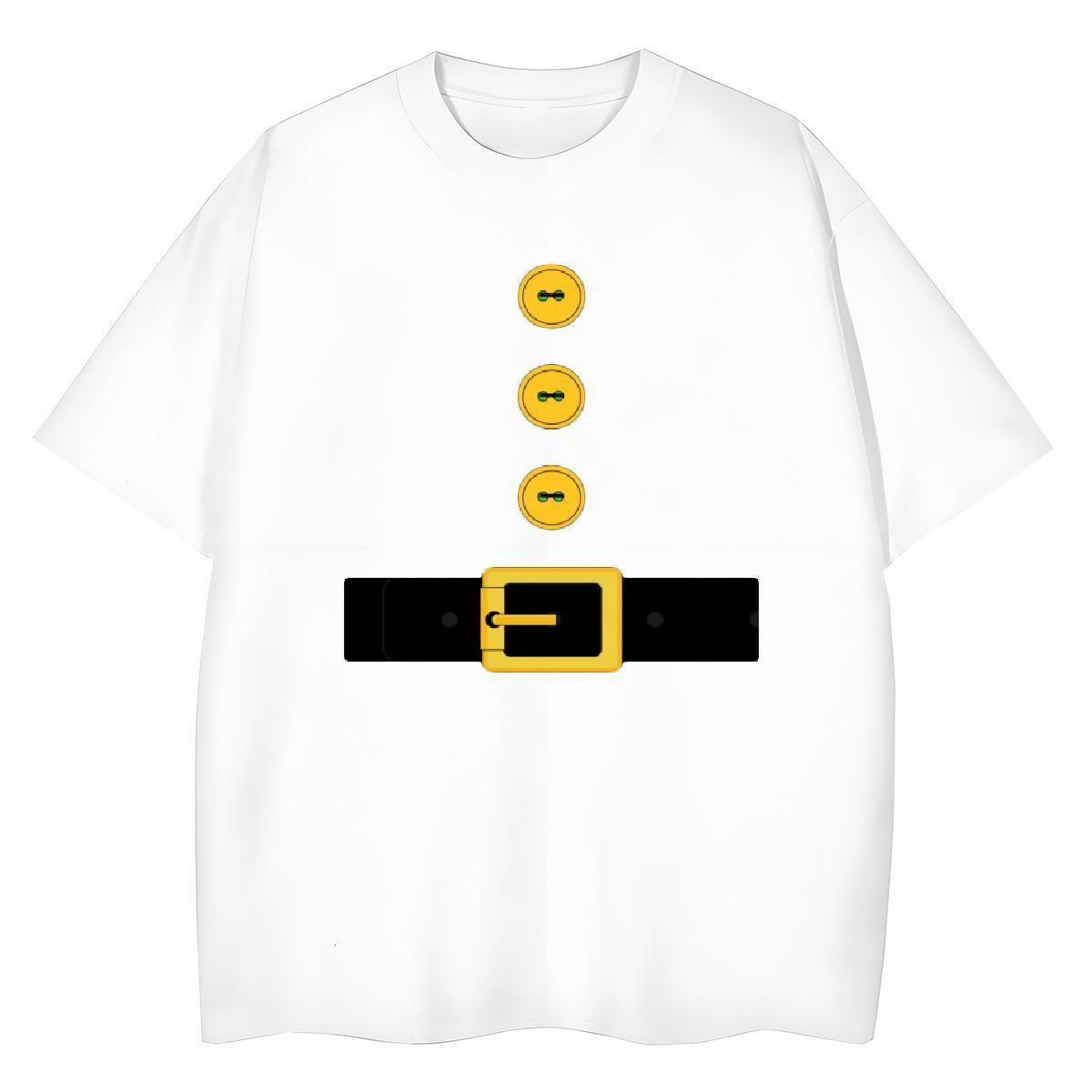 Casual New Men Tops Tees Christmas Daily Wear 230g Cotton Tops Shirt Breathable Soft Cool T shirt Graphic