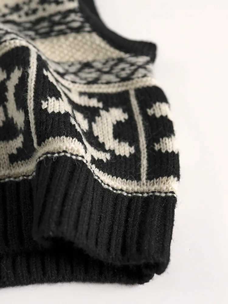2024 Autumn New Children Sleeveless Knit Vest Fashion Print Boys Girls Casual Sweater Baby Knitted Windproof Vest Kids ClothesXJ240819
