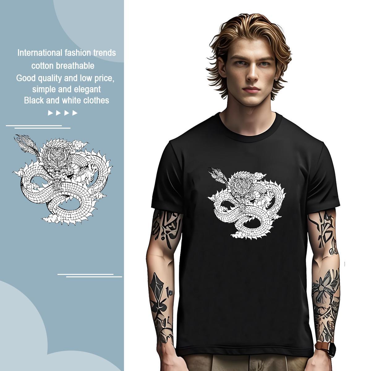 Men T Shirts 230g Pure Cotton angry Street Wear Breathable Short Sleeve Black Oversized Couples T Shirts Classic Comfortable Top Tees