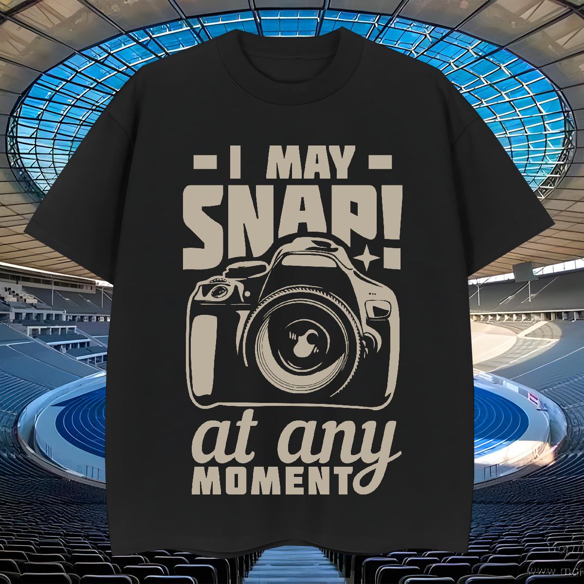 Free Shipping Men Clothes T-Shirt Home Outdoor 100% Cotton 230g Custom Print Oversized Breathable Short Sleeve camera T Shirts Men 2024 Wear