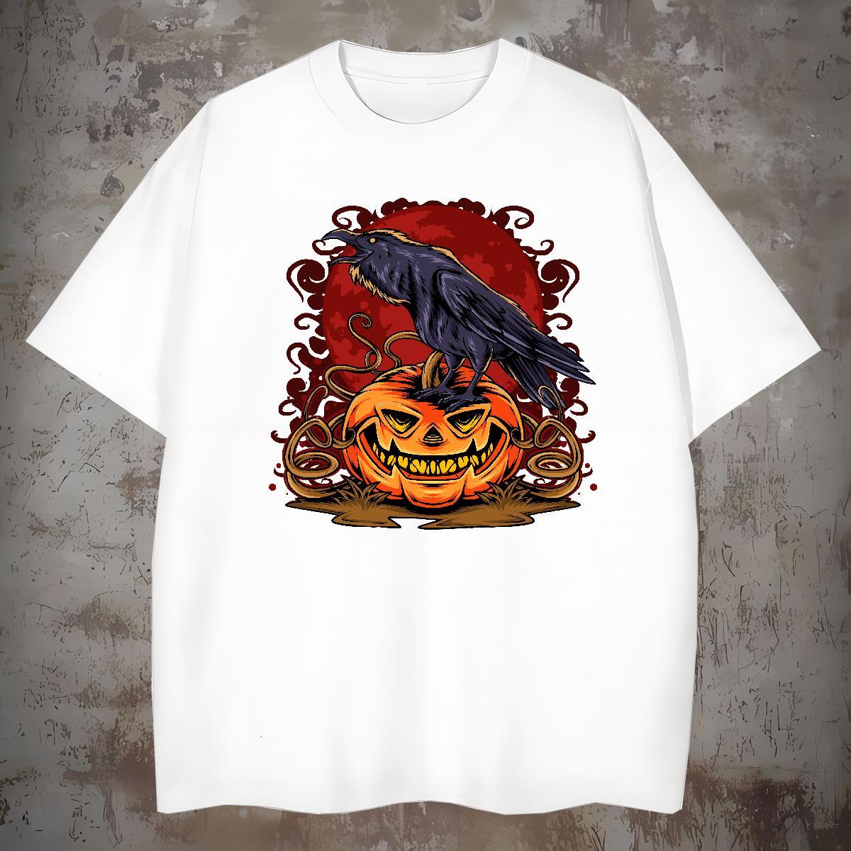 Factory Direct Couples T Shirts eagle Hip Hop Street 230g Cotton Wear Crew Neck Comfortable Man T Shirts DIY Printed