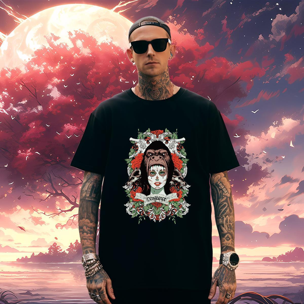 Man T Shirts 230g Cotton women Sports Casual Short Sleeve Soft Graphic Men Tshirts Brand Loose Top Tees