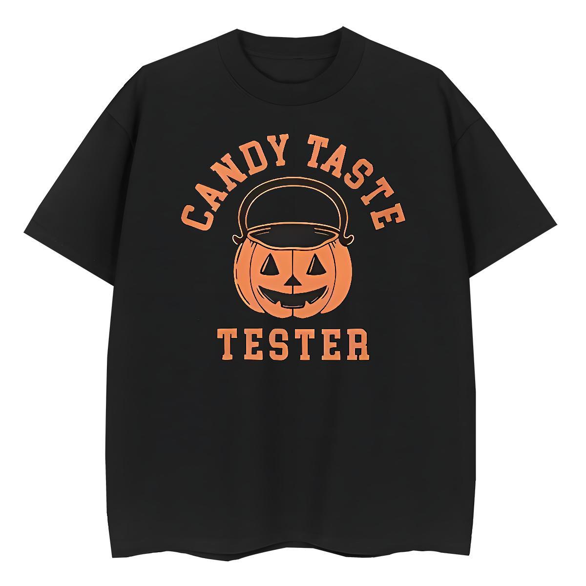 Classic Casual Mens Tshirts pumpkin Daily Outfit 230g Cotton Clothings Breathable Popular T-Shirts for Men DIY Printed