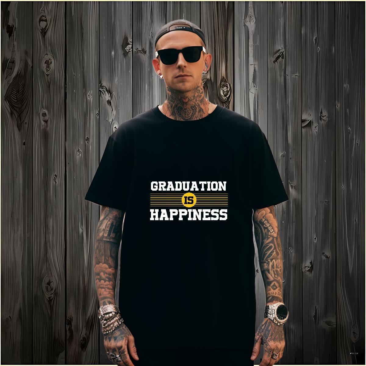 Loose Fit letter T Shirt For Man Daily Outfit Men Tees 230g 100% Cotton Fashion Casual Breathable Graphic Top Tees
