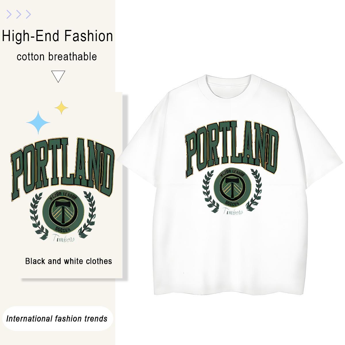 Classic letter 230g Cotton Men Clothes T-Shirt High Street Hip Hop O Neck Short Sleeves Men T Shirts Custom Oversized 4XL Tops Tees