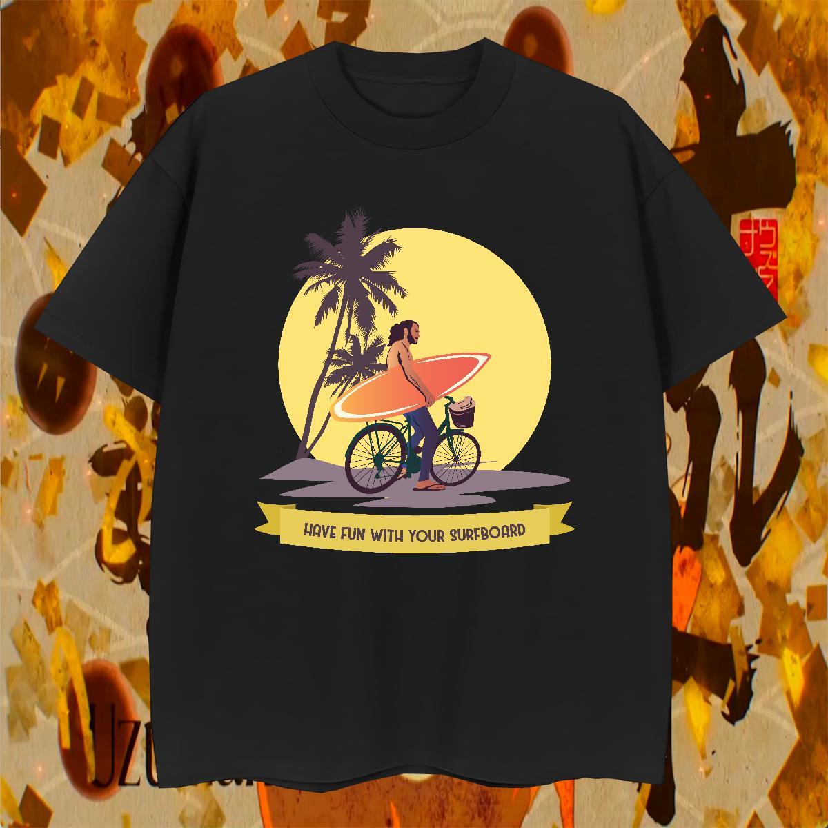 High Quality Men Tops Tees Outdoor 100% Cotton 230g Custom Printed Breathable beach Man T Shirts Fashion Designer Wear