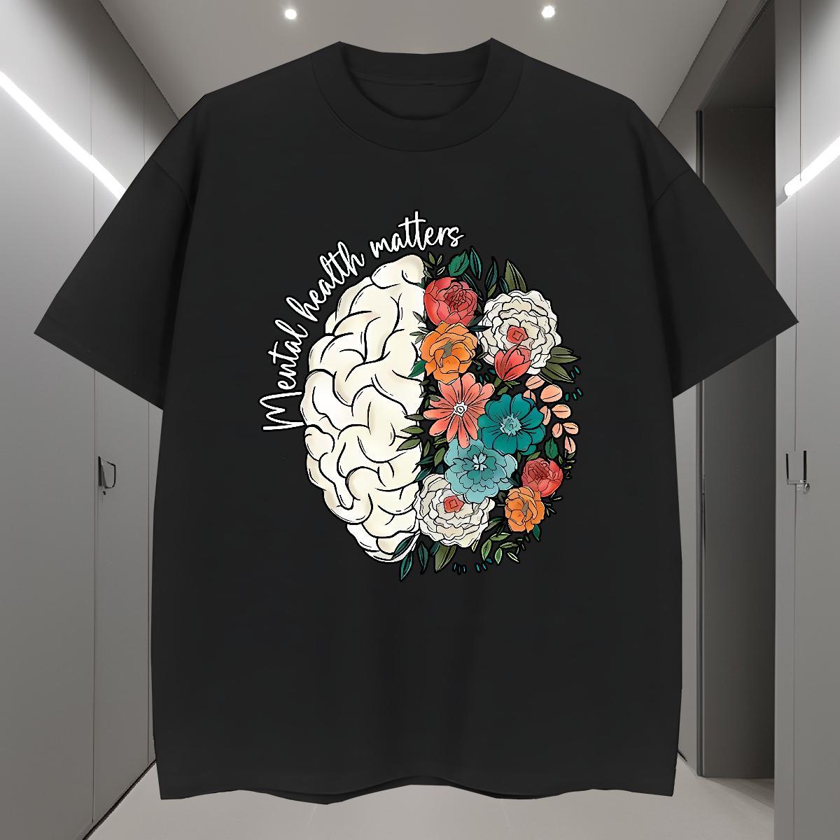 T-Shirts 230g Pure Cotton head Street Casual Short Sleeve Soft Cartoon Print Tshirt for Man Woman 2024 Designer TOP Quality Tops