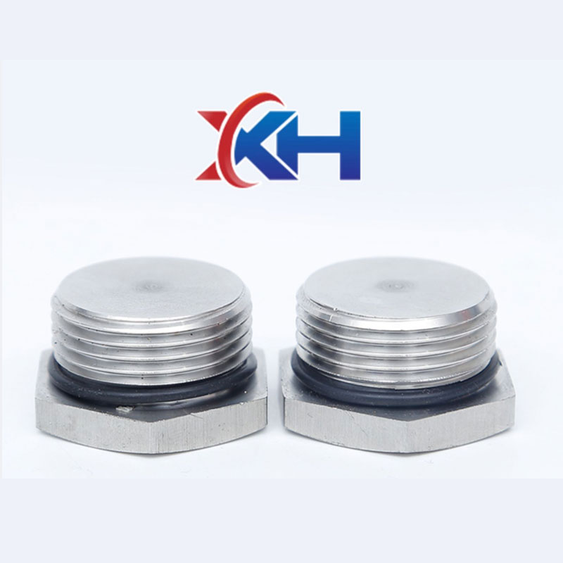 External thread plug M-G-NPT 304 stainless steel explosion-proof, waterproof, dustproof plug cover metal solid joint
