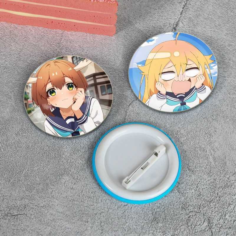 My deer friend Nokotan anime pin cute cartoon badge handmade tinplate brooch for backpacks clothing gifts accessories W240815