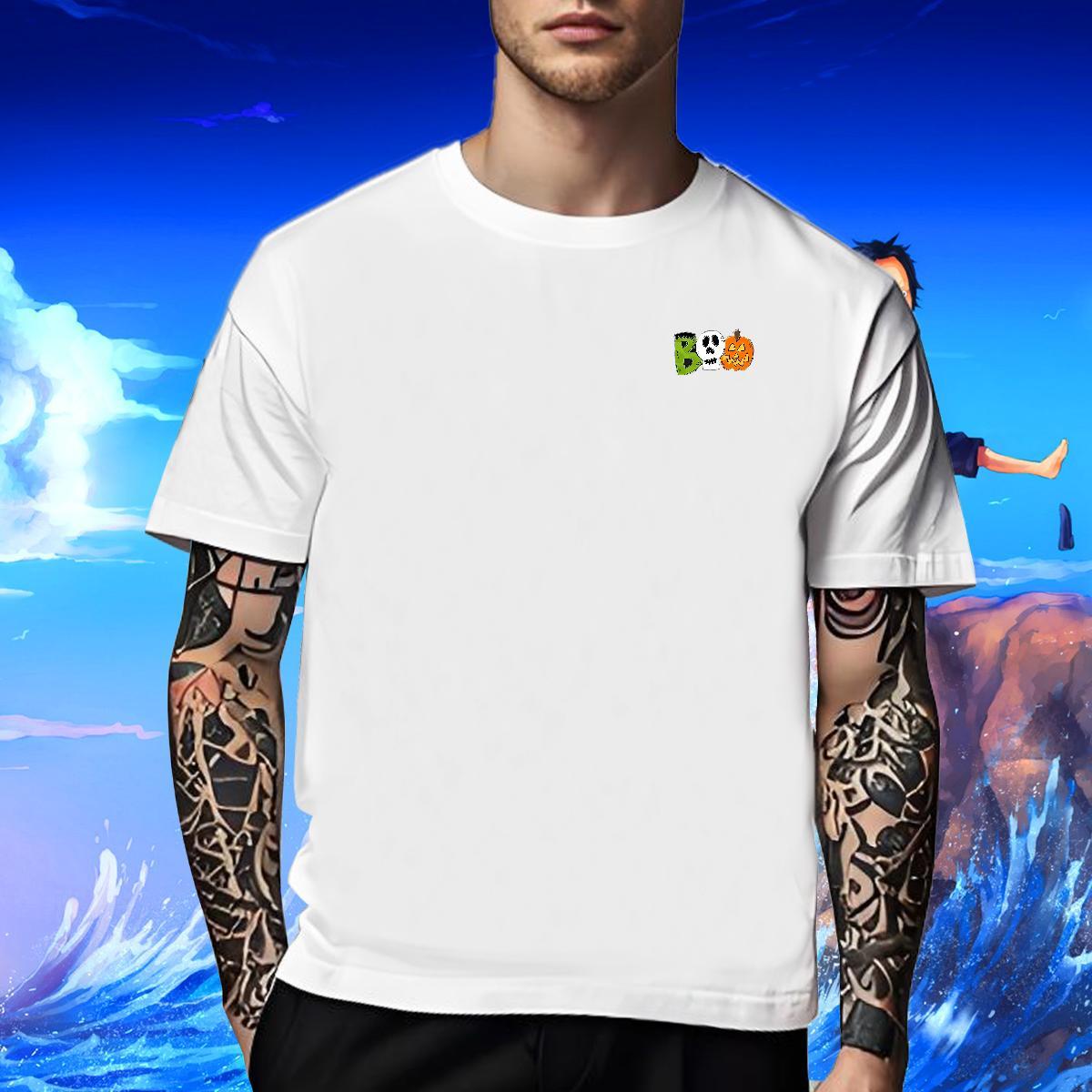 New Arrival Tshirt for Man Woman skull Sports Casual 230g 100% Cotton Tees Shirts Breathable Crew Neck Brand T-Shirts DIY Anime