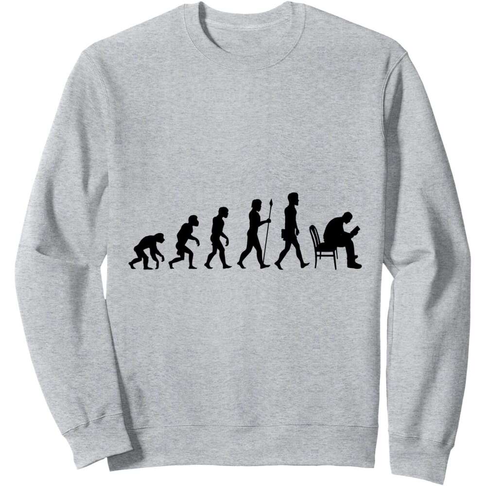 Hoodie for Mens Womens Funny Evolution Readers Literature Book Lovers Gift Sweatshirt Hoodies sweatshirt pullover jacket Long sleeve