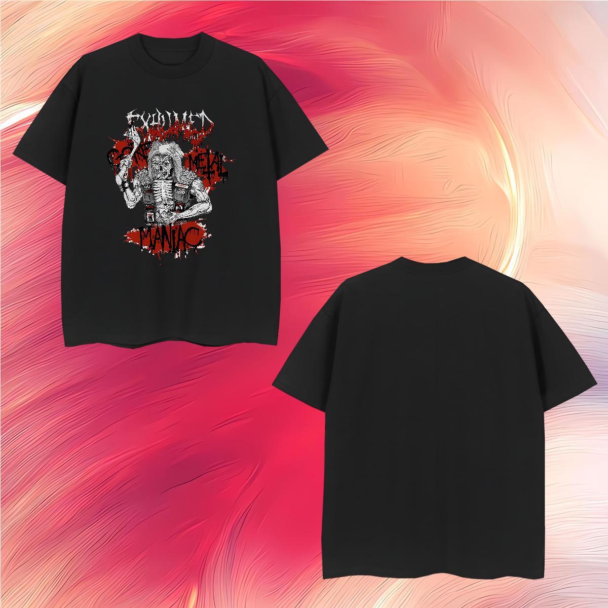 T-Shirts 230g 100% Cotton scary Beach Breathable Crew Neck Plus Size Custom Mens Tshirts Fashion Casual Brand Clothes