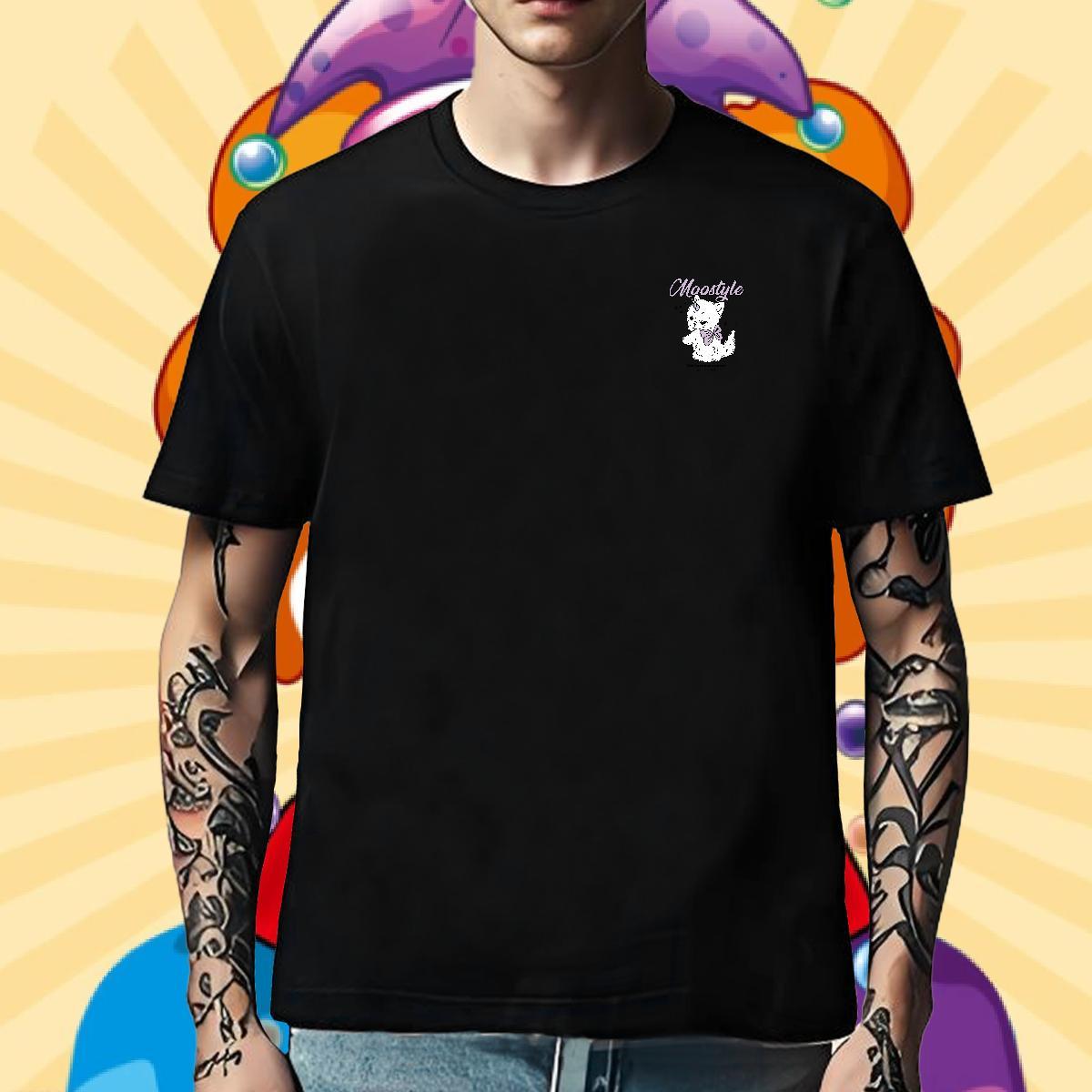 2024 DIY Tshirts cute High Street Hip Hop 230g Cotton Tee Shirt Breathable Cool T-Shirts for Men Cartoon Print