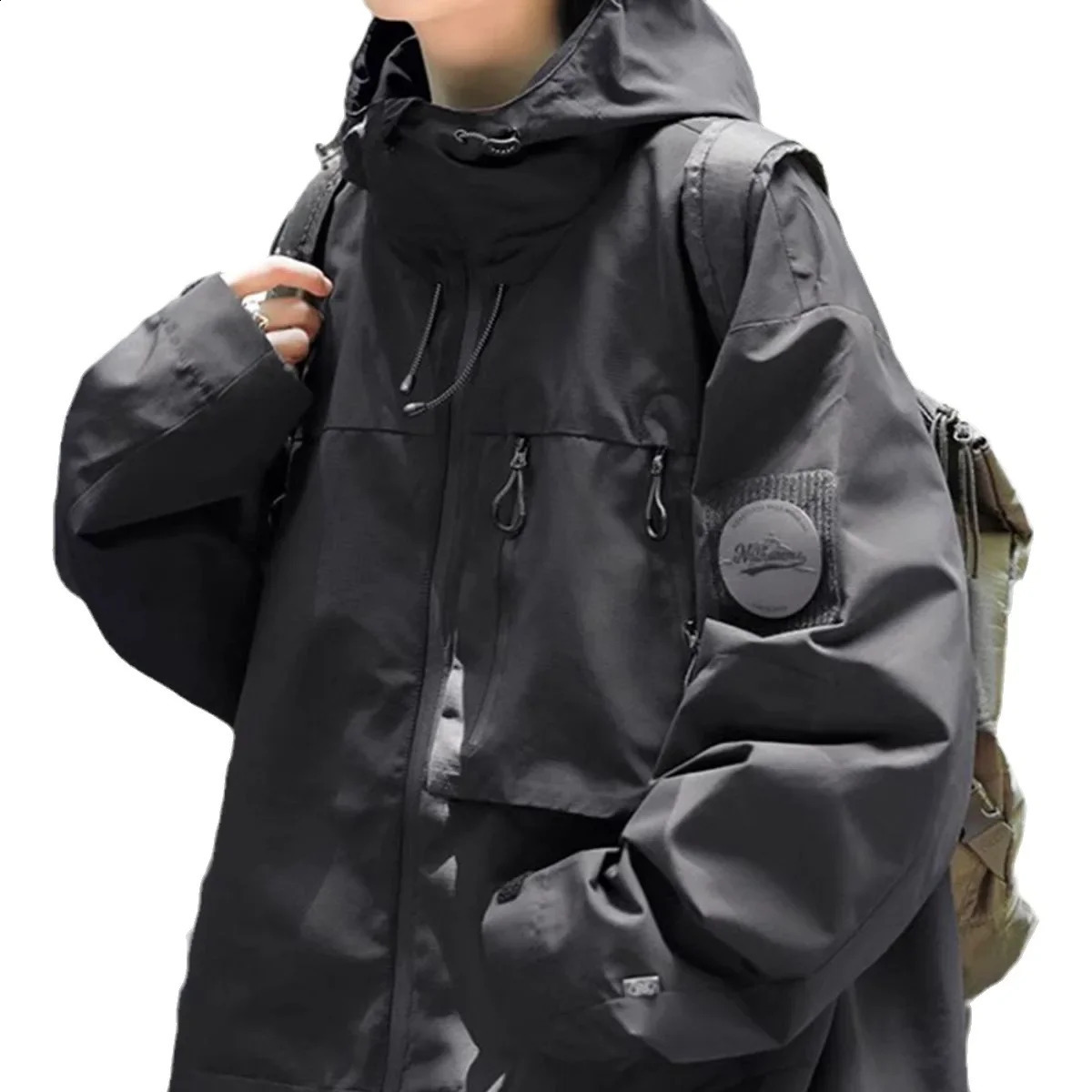 American style outdoor three function soft shell mens springsummer windproof sports top 240819