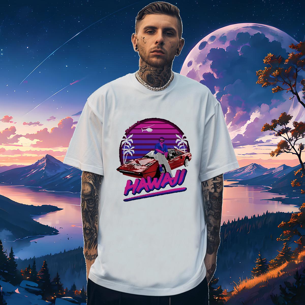 Loose Fit beach 230g Pure Cotton Men Tshirts Hip Hop Street Breathable Soft Men T Shirts Fashion Design Customized Tees Shirts