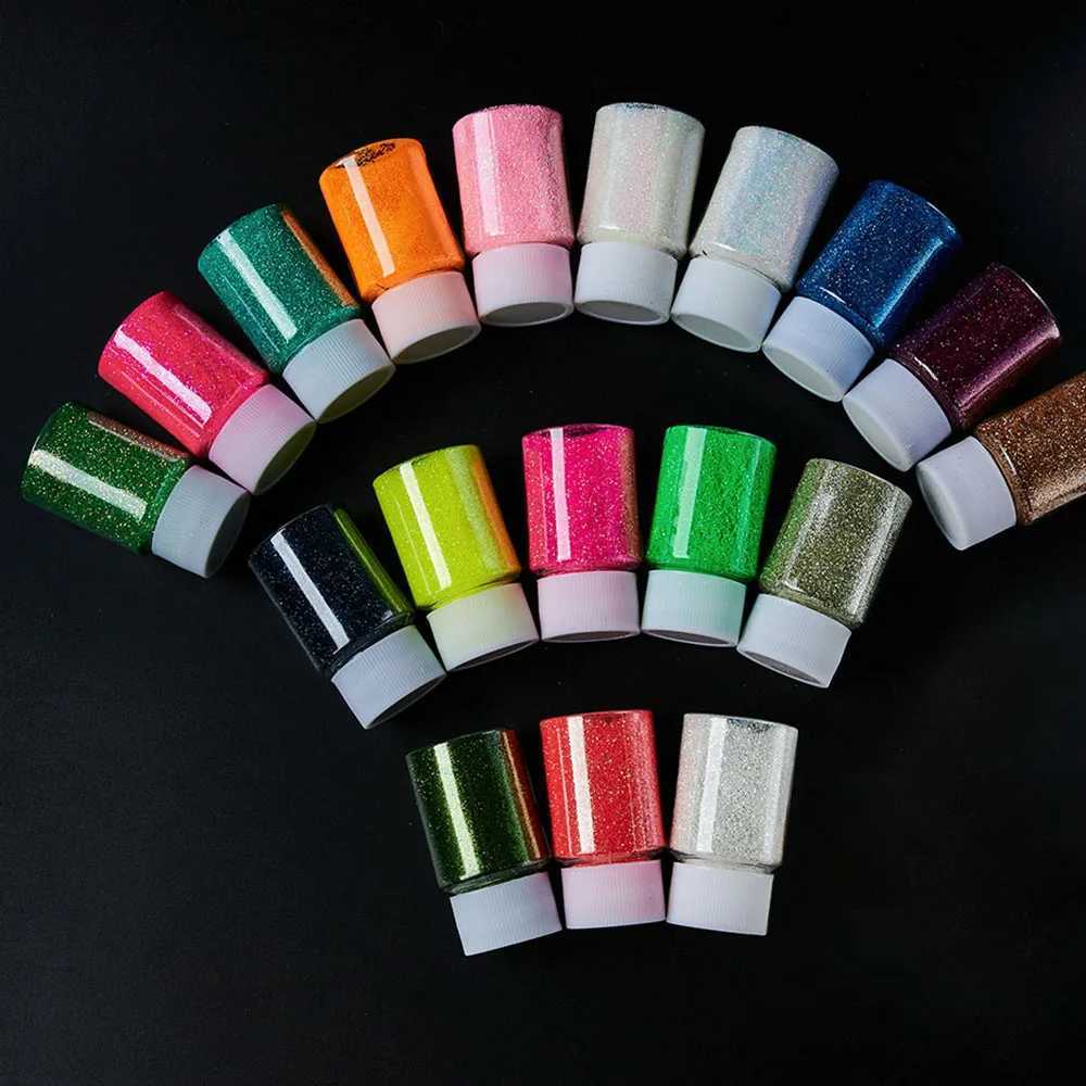 1oz Ultra-thin Shimmer Nail Glittle Powder Sugar Pink Blue Symphony Fairy Sparkly Powder Colorful Holographic Pigment Manicure 7XJ240815