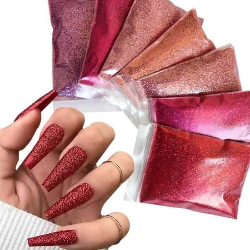 10g Shiny Nail Glitter Fine Chrome Powder Manicure Accessories Supplies for DIY Nail Art Decorations 0.2mmXJ240815